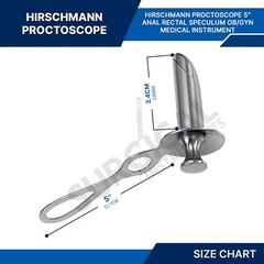 Anal / Rectum Proctoscope Exam Medical Instrument 5″ OD 2.4 cm