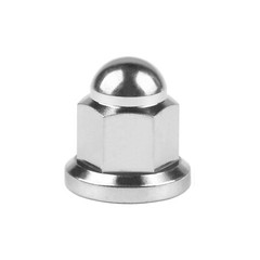 M6 M8 M10 Titanium Nut Hex Cap Screw Dome Head Nuts Ti Fastener Anodized Color