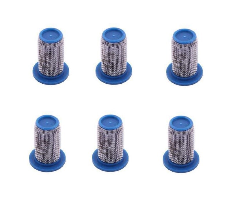 6 of Teejet Poly Check Valve Tip Strainer w/ SS 50 Mesh Screen Opens @ 5 PSI
