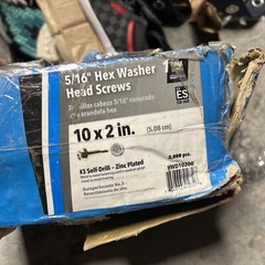 2000 Pack Pro-Twist 5/16″ Hex Washer Head Self-Drilling Screws HWD10200