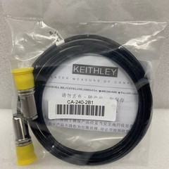 Keithley CA-240-2B1 Triax Test Cable Low Noise 3-Slot Triaxial Male 2 Meters