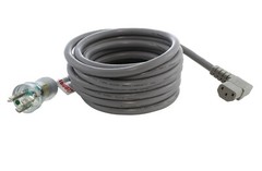 20ft 15A 14/3 Medical Grade Power Cord With Left Angle IEC C13 by AC WORKS®
