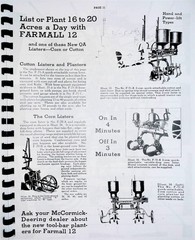 International F12 Tractor & Implement Catalog Sales Brochure 1933