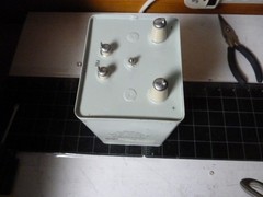USED Plastic Capacitors, Inc. HV 50-103M OUTPUT 5KVDC 10MA INPUT 118VAC 50-500HZ