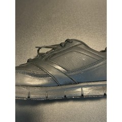 S Sport by Skechers Mens 9.5 Work Shoes Black Slip Resistant Memory Foam F184-6