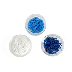 Dental Disposable Plastic Refill Wedges Tulwar Wedge With Circular Hole L/M/S