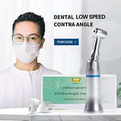 Dental Slow Low Speed Handpiece Contra Angle Push Button NSK Style YAD
