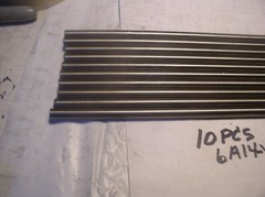 1/4” DIA.TITANIUM ROD 6 AL-4V-ELI GRADE 23. 10PCS. 12″+POLISHED MEDICAL GRADE
