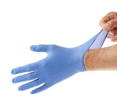 Nitrile Exam Gloves, One Size Fits Most, 100-Count Box