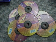 6 Norton Charger 7″ X 1/4″ X 7/8″ TY27 Depressed Center Grinding Wheels