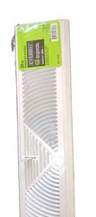 Everbilt 24 in. 3-Way Steel Baseboard Diffuser Supply in White E120SW