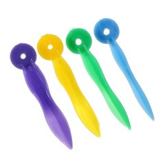 1000pc Dental Plastic Wedges XS/S/M/L Interdental Hole Matrix Contoured Assorted