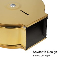 VANNSOO Commercial Jumbo Toilet Paper 9 Inch Roll Paper, Gold
