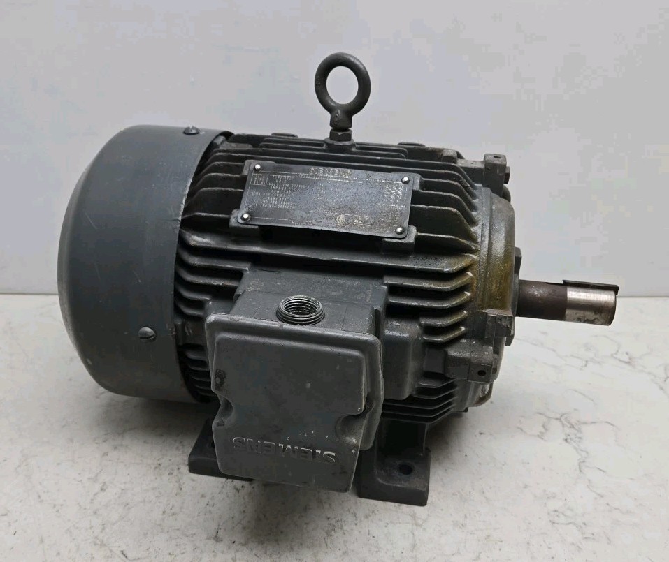 Siemens RGZP 5Hp Electric Motor 1730Rpm 230/460V 184T Frame 1LA01844FP21 Used