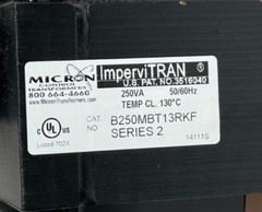 Micron Industries ImperviTRAN B150MBT13RKF Series 2 Transformer + BCA6032PQ-MT
