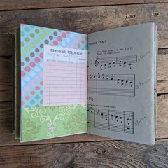 Handmade Junk Journal Old Book Vintage Bobbsey Twins Solve a Mystery Blank Diary