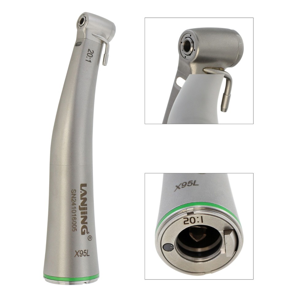 Dental 20:1 Implant Surgical Handpiece Fiber Optic Contra Angle NSK ISO E Type