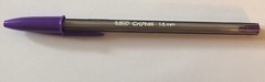 Lot of 50 PURPLE Bic Cristal Ballpoint Pens 1.6mm, Xtra-Bold SALE!!