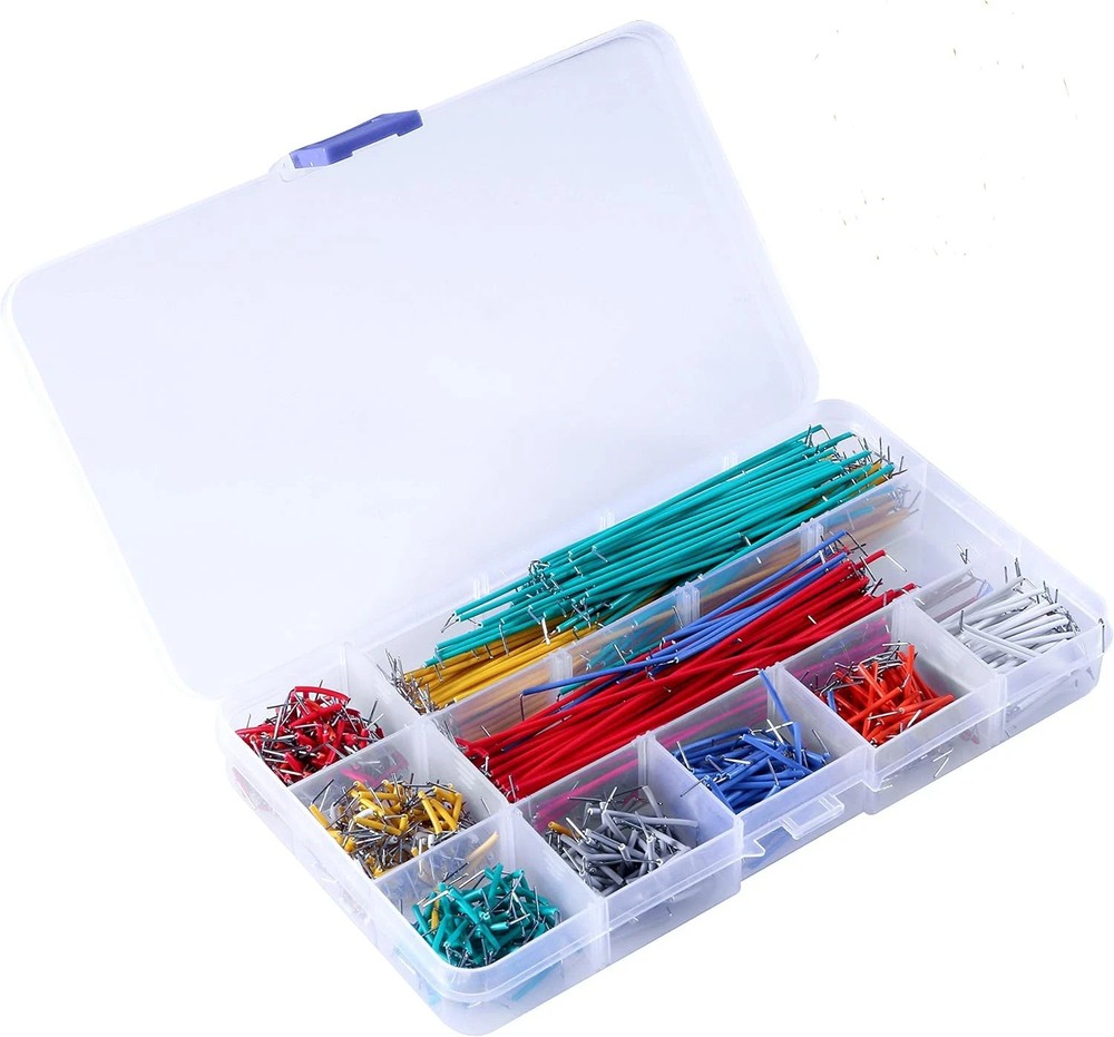 Jumper Wire Kit, 840 Pieces Preformed Breadboard Jumper Wire Kit,14 Lengths Asso