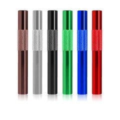 Reusable Metal Straws – 70 mm, Green, Silver, Brown, Blue, Black, Red
