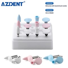 12 Pcs Dental Composite Polishing Burs RA Silicone Polisher Coarse /Medium/ Fine
