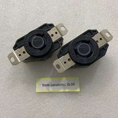 LEVITON 2-P, 3-W SINGLE LOCK RECEPTACLE 2330 20A-277V AC/VCA L7-20 (7 new + 2)