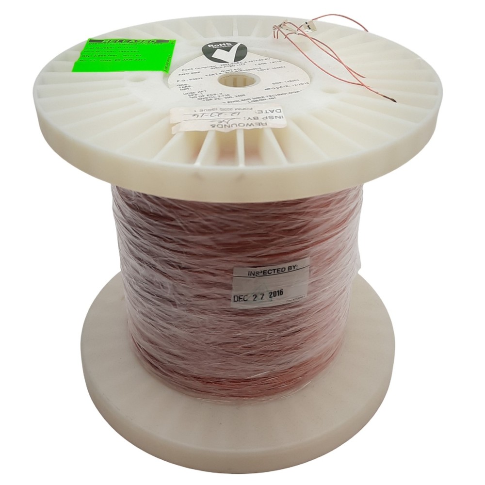 New England Wire N12-44E+00030-0 Insulated Litz Wire 350ft & 2400ft, 2 Strands