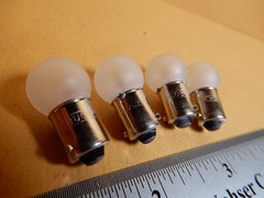 Hosobuchi 4-6V 1.2A Frosted Lens Lamp Bulbs Possibly OP2101 Hardness Tester? (4)