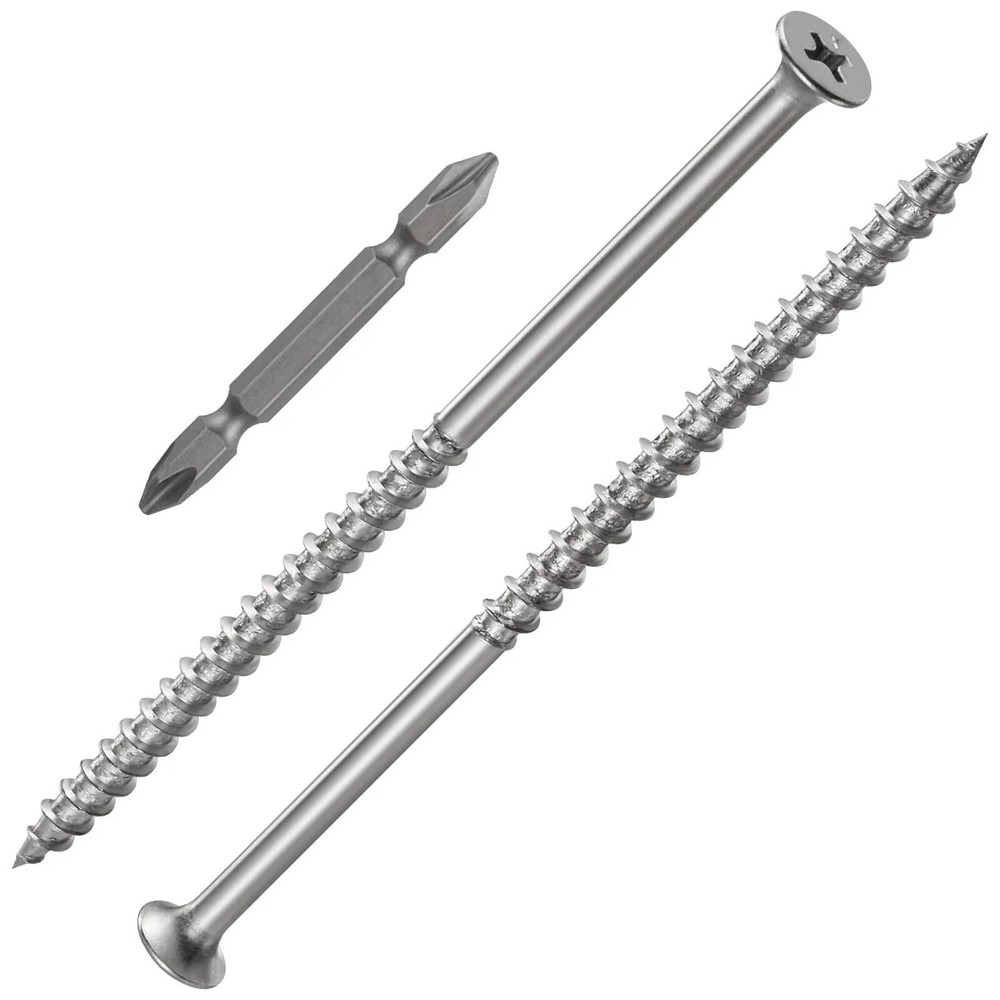 1 pounds#10X5″410 Stainless Steel Fastener Drywall Screws-Phillips with coars…