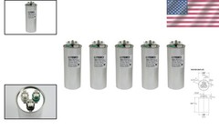 5 Pack HVAC AC Fan Motor Capacitor 50/5 MFD
