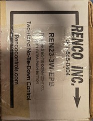 Renco REN23-3W-EPB Two Hand No Tie Down Control With Extra Button