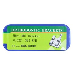 10 kits dental orthodontic mental bracket mini MBT 0.022 345 with hook 20pcs/kit