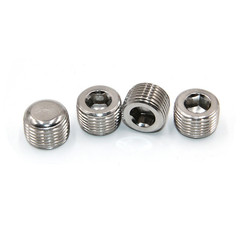 10 PCS 3/8″NPT HEX COUNTERSUNK PLUG SOCKET HEAD STAINLESS STEEL PIPE MALE THREAD