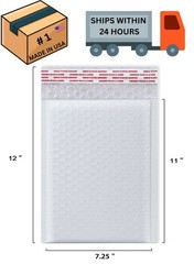 400PCS #1 Poly Bubble Mailers Mailing bags Padded Shipping Envelopes 7.25×12