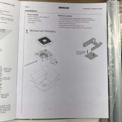 Broan LP50100DC LO PROFILE Bathroom Ventilation Fan 50-80-100 CFM 4in Duct Fan