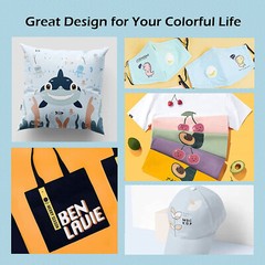 100 Sheets A-SUB Inkjet Printable Iron-On Heat Transfer Paper Dark Light T-shirt
