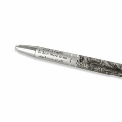 (150 PCS) 1 John 1:5 Ballpoint Flashlight LED Pen (150 PCS WHOLESALE BULK LOT)