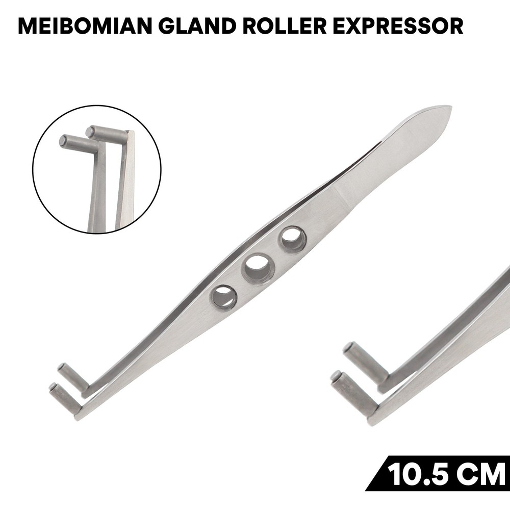 Meibomian Gland Roller Expressor Stainless Steel Ophthalmic Instruments German