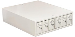 Heavy-Duty Stackable Microscope Slide Storage Cabinet with 6 Drawers