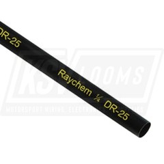 1/4″ Raychem DR-25 Yellow Label Heat Shrink Tubing by TE Connectivity x 10 feet