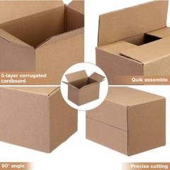 Small Item Mailing Shipping Boxes, 5.7×3.3×4.1inches, Single Wall, 32lb/sq Inch,