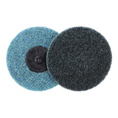 50 Pack – 3″ Roloc Surface Conditioning Discs Fine – Blue Quick Change Prep Pads