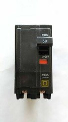 Square D QO250 2-Pole 50-Amp 120/240V Plug-In Circuit Breaker