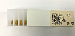 (10 PCS) VR/Wesson carbide inserts. WXEH-731 653 (A147)