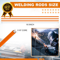 3 Pcs Silver Brazing Rods 56% Alloy 18 Inch Flux Coated Silver Solder Copper Bra