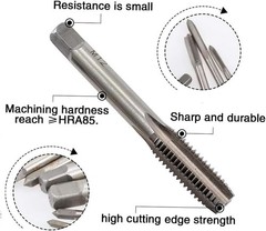 7pc Metric Thread Tap Set HSS Tapping Tool Set M3 M4 M5 M6 M8 M10 M12 Hand Taps