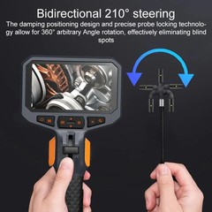TESLONG TD450S 4.5 Inch Screen 210 Degree Bendable Industrial Endoscope 1.55m L