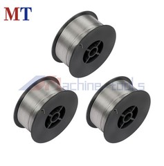 3 Pack E71T-GS .035 Inch 2 Pounds Gasless Mild Carbon Steel Welding Wire