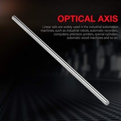 15mm 500mm Linear Chrome Plated Carbon Steel Rod Cylinder Hardened Bar Linear…