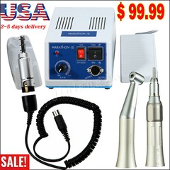 Dental Lab Electric Marathon Micromotor Polisher/Contra Angle/Straight Handpiece